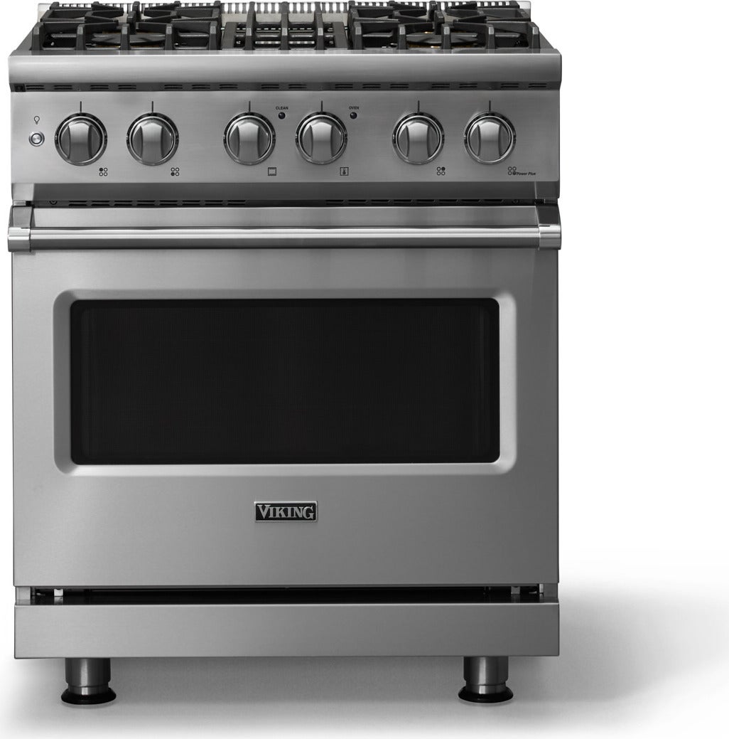 Viking VDR53044BMABBLP 30 Inch 4 Burner Dual Fuel Range: Martini