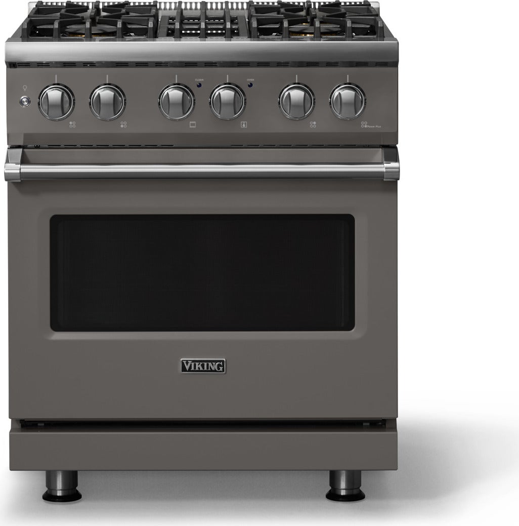 Viking VDR53044BMABBLP 30 Inch 4 Burner Dual Fuel Range: Martini