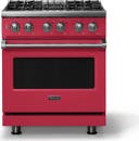30 Inch 4 Burner Dual Fuel Range