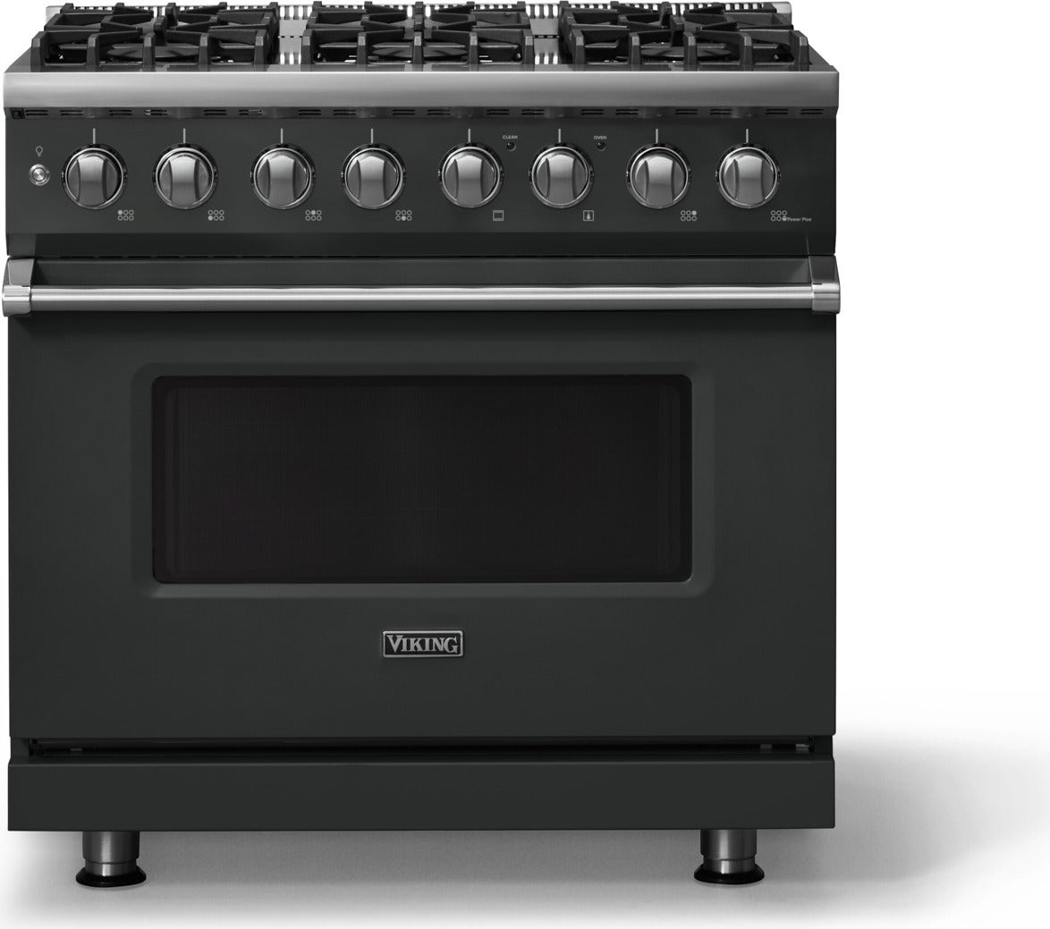 Viking VDR53646BMALP 36 Inch 6 Burner Dual Fuel Range: Martini