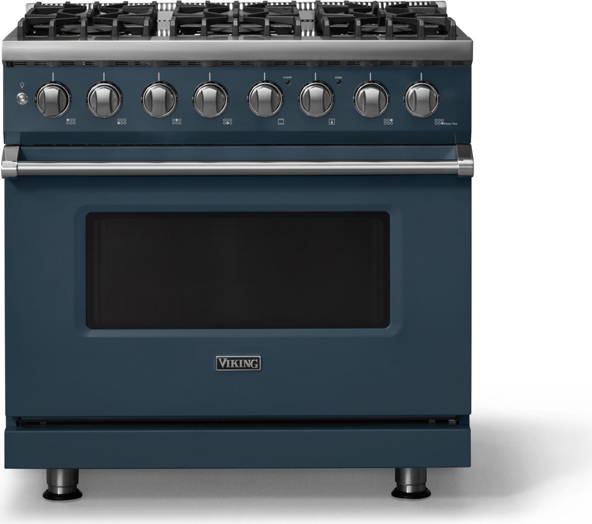 Viking VDR53646BMALP 36 Inch 6 Burner Dual Fuel Range: Martini