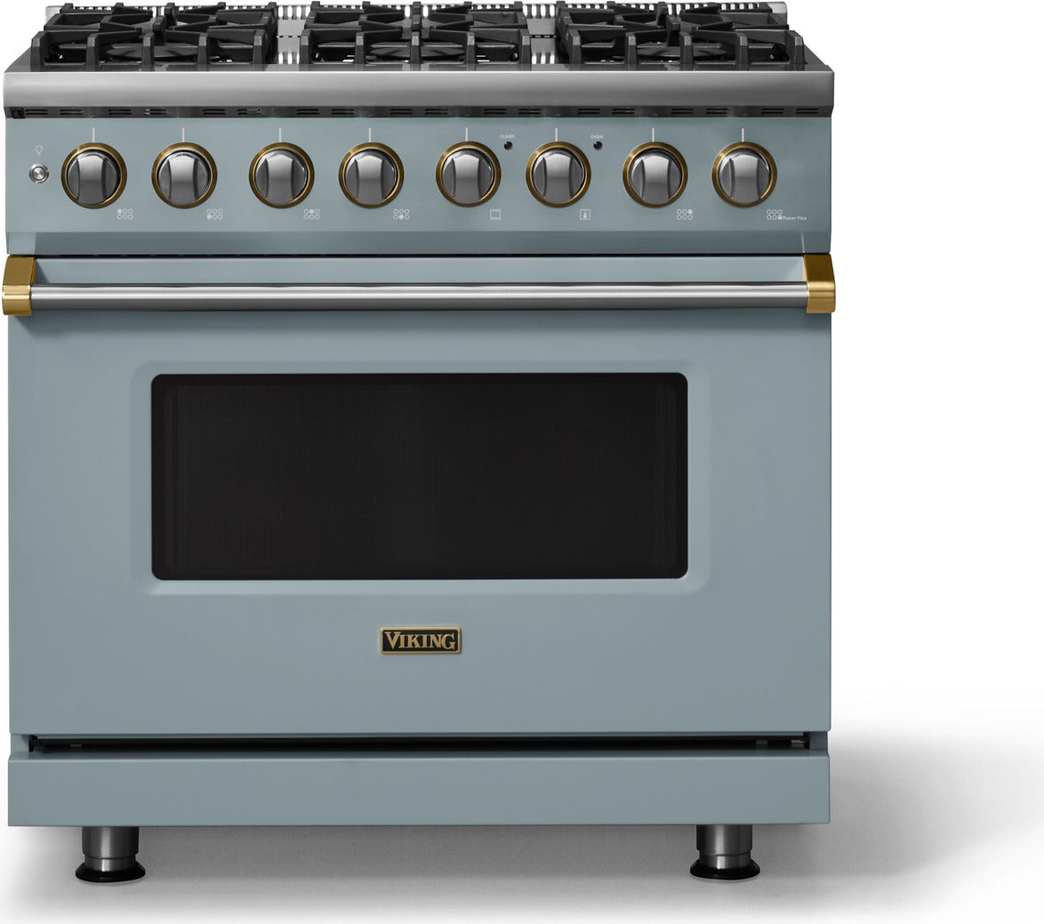 Viking VDR53646BEUBBLP 36 Inch 6 Burner Dual Fuel Range