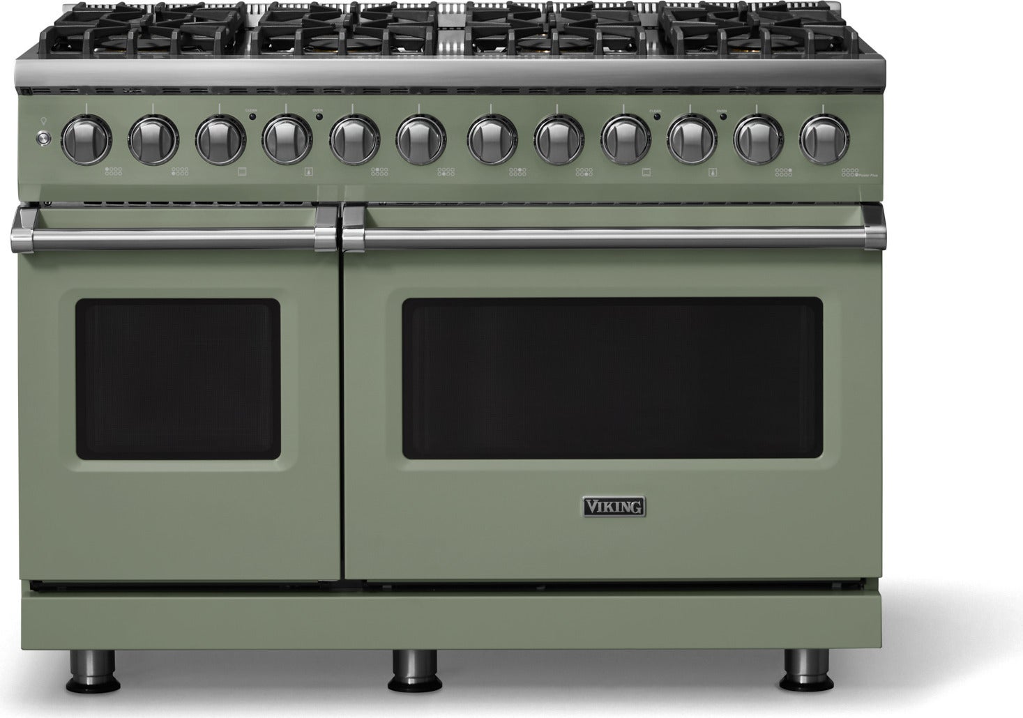 Viking VDR54848BPWBBLP 48 Inch 8 Burner Dual Fuel Range Pure White