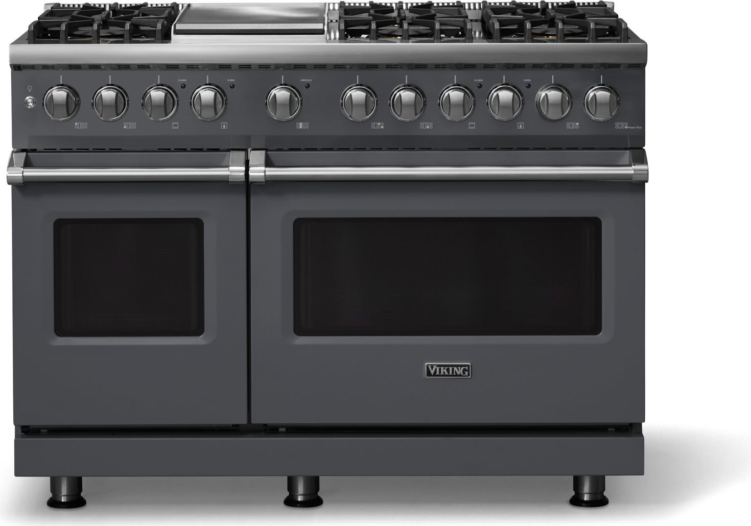 Viking VDR54846GONBB 48 Inch 6 Burner Dual Fuel Range Onyx