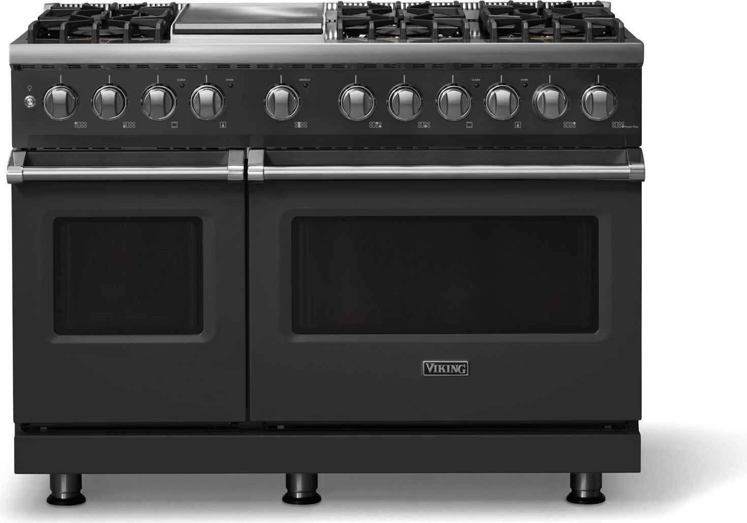 Viking VDR54846GONBB 48 Inch 6 Burner Dual Fuel Range Onyx