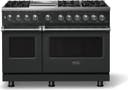 48 Inch 6 Burner Dual Fuel Range With Griddle And Self Cleaning
