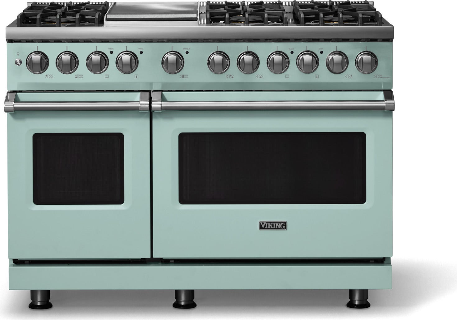Viking VDR54846GONBB 48 Inch Freestanding Dual Fuel Range Onyx
