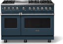 48 Inch 6 Burner Dual Fuel Range With Griddle And Self Cleaning