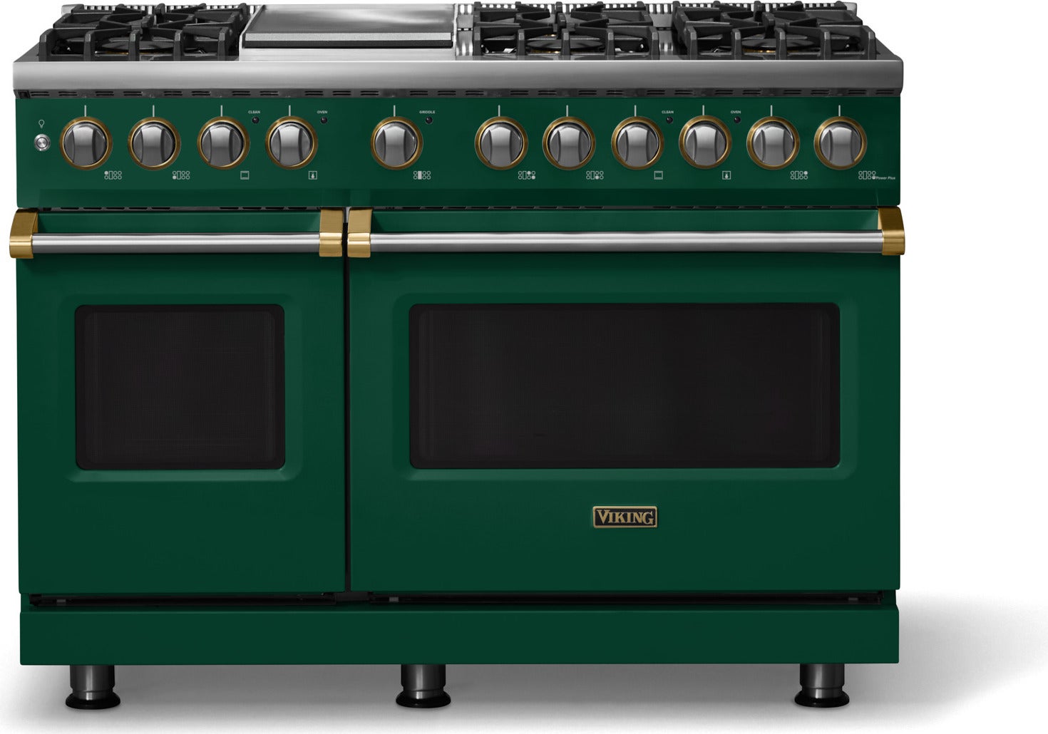 Viking VDR54846GONBB 48 Inch 6 Burner Dual Fuel Range Onyx