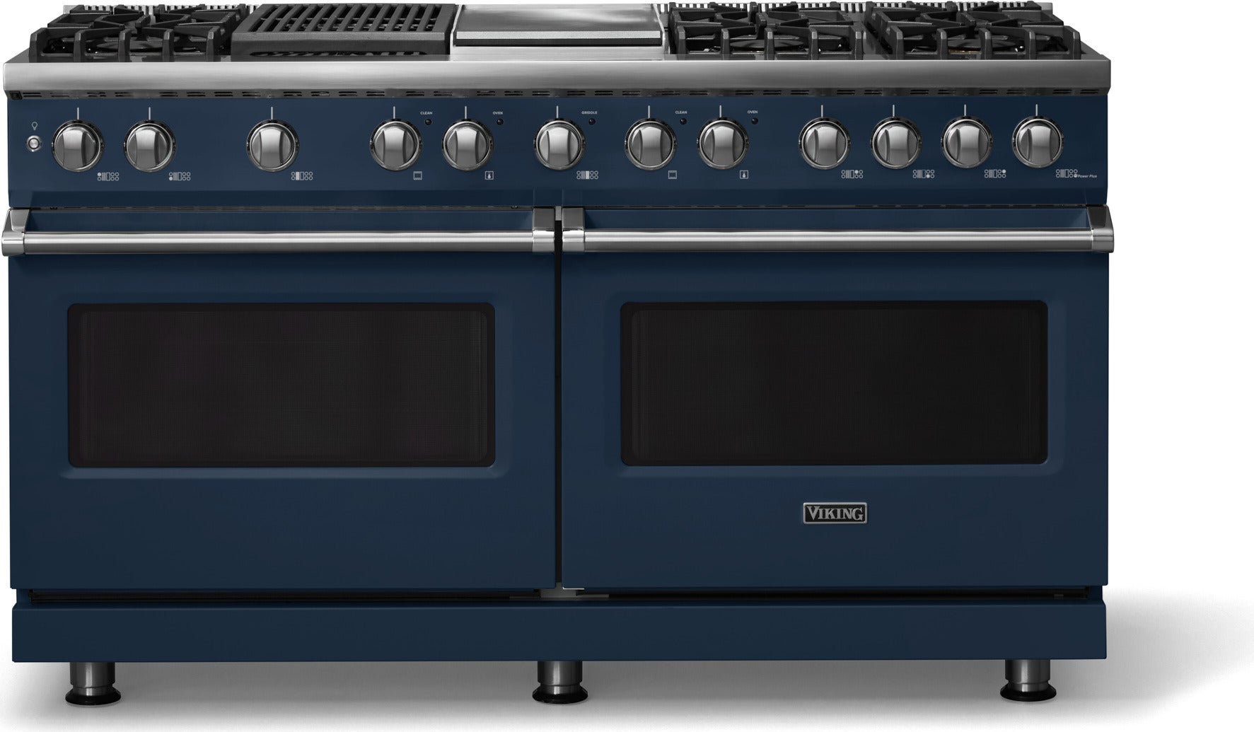 Viking VDR56046GQPWBBLP 60 Inch 6 Burner Dual Fuel Range Pure
