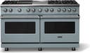 60 Inch 6 Burner Dual Fuel Range With Griddle, Grill And Self Cleaning