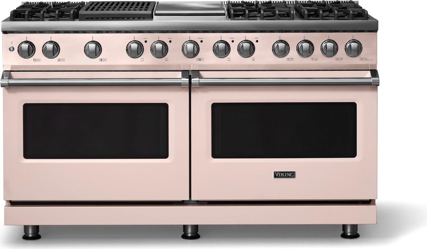 Viking VDR56046GQDABB 60 Inch 6 Burner Dual Fuel Range Daffodil