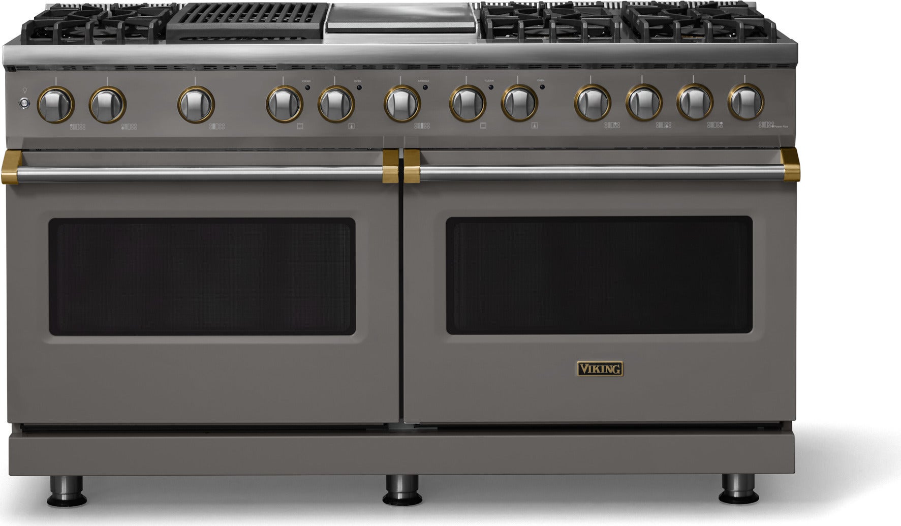 Viking VDR56046GQDABB 60 Inch 6 Burner Dual Fuel Range Daffodil