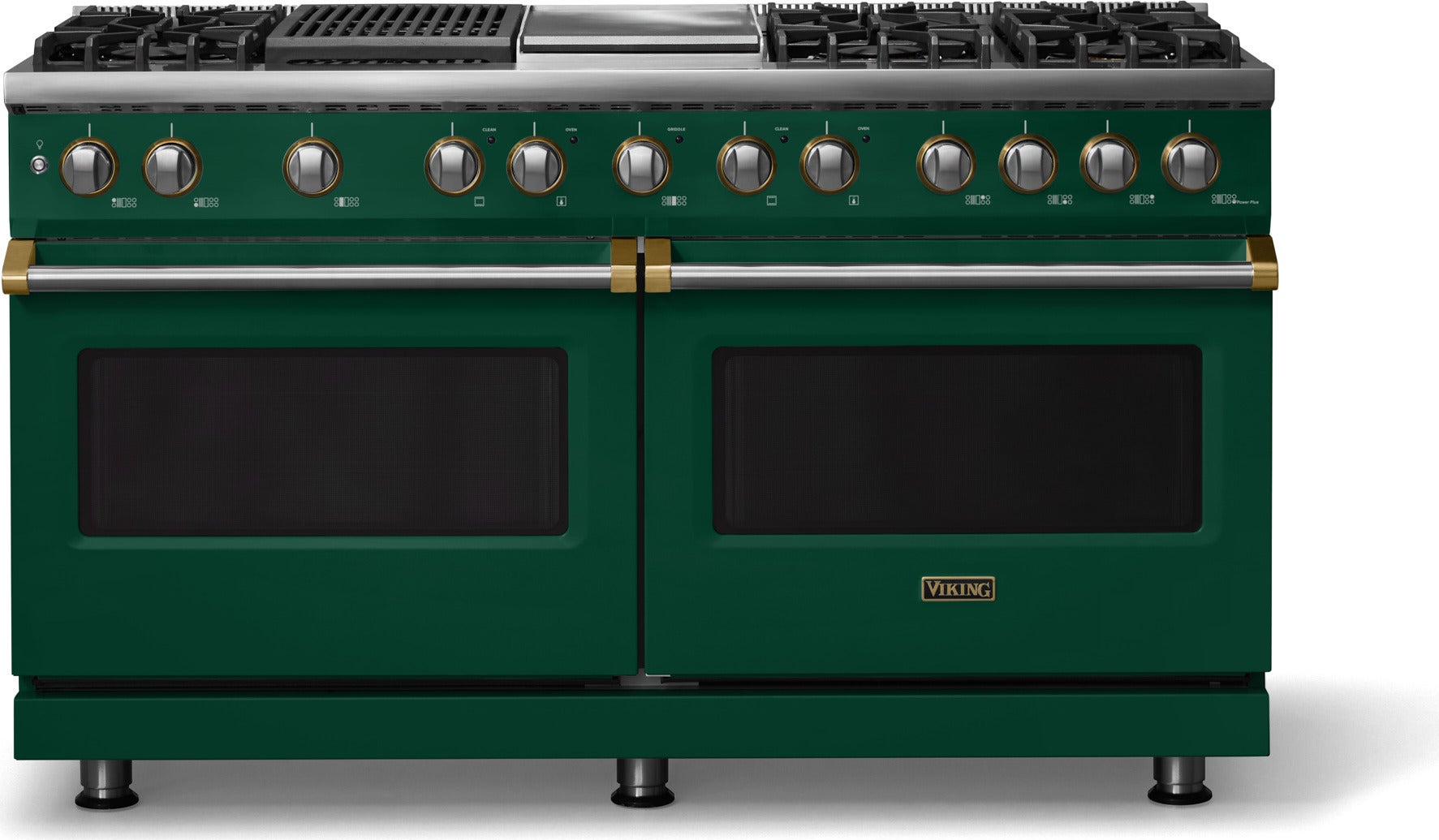 Viking VDR56046GQPWBBLP 60 Inch 6 Burner Dual Fuel Range Pure