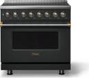 36 Inch 6 Burner Induction Range With Self Cleaning