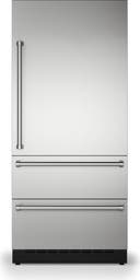 36 Inch Veil Bottom Mount Door Panel With 4 Inch Toe Kick