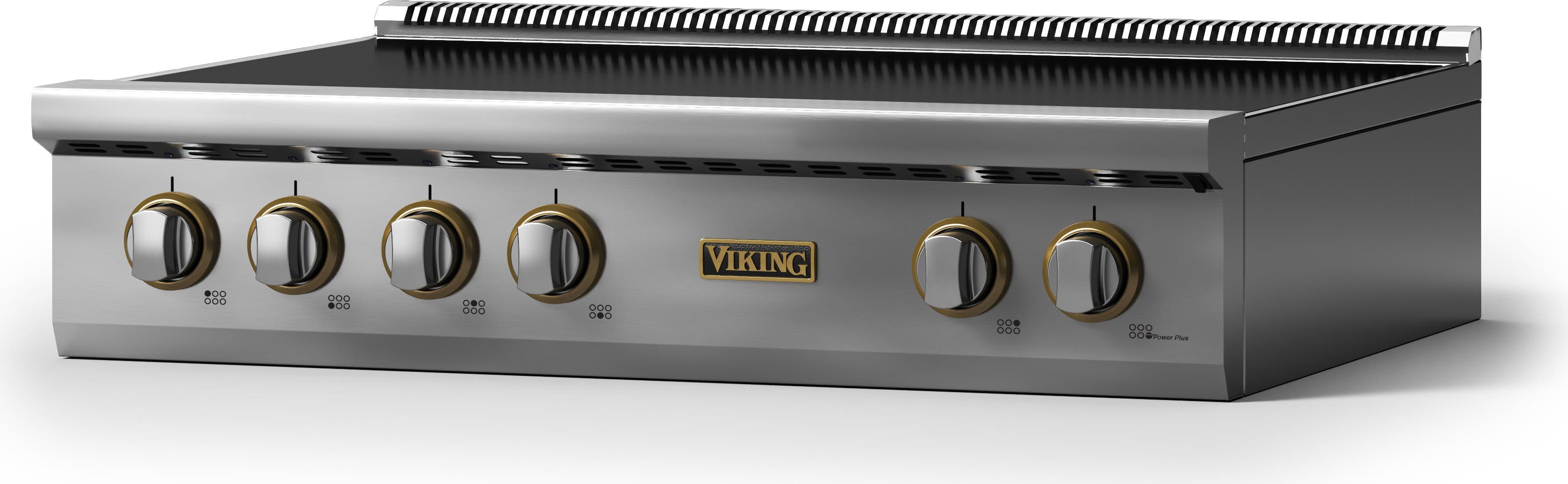 Viking VERT53646BSSBB Stainless Steel With Brushed Brass Trim