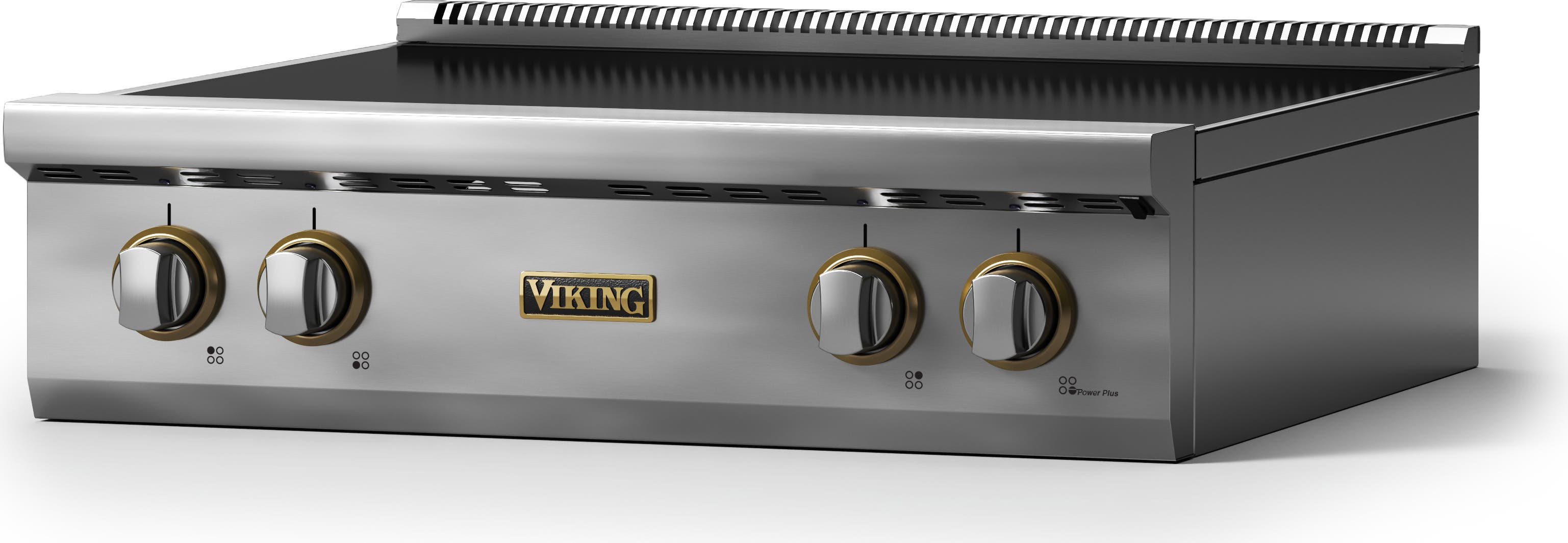 Viking VERT53044BSSBB Stainless Steel With Brushed Brass Trim