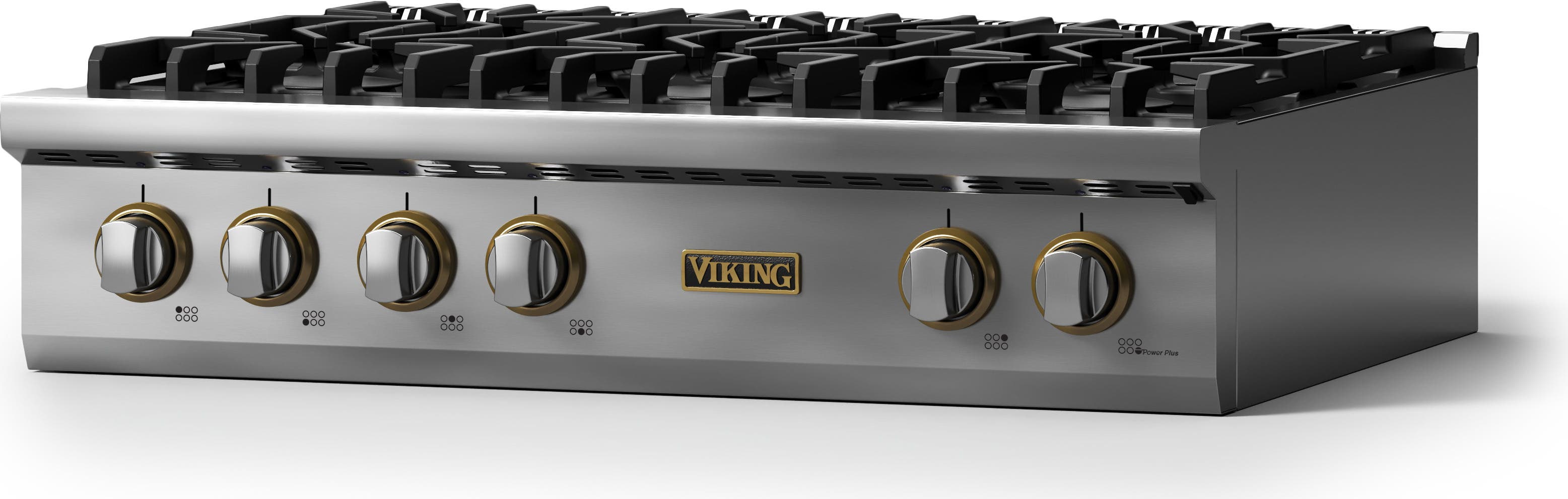 Viking VRT53646BSSBBLP Stainless Steel With Brushed Brass Trim, Liquid Pr...