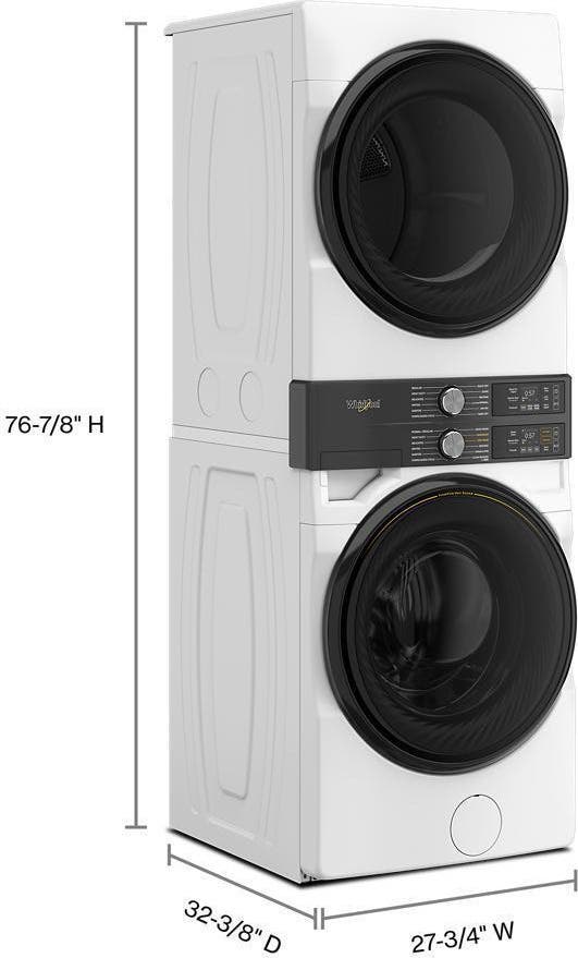 Whirlpool WGF5727TW Gas, White