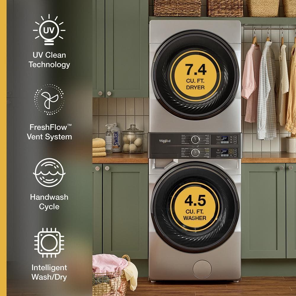 Whirlpool WGF5727TR Gas, Radiant Silver