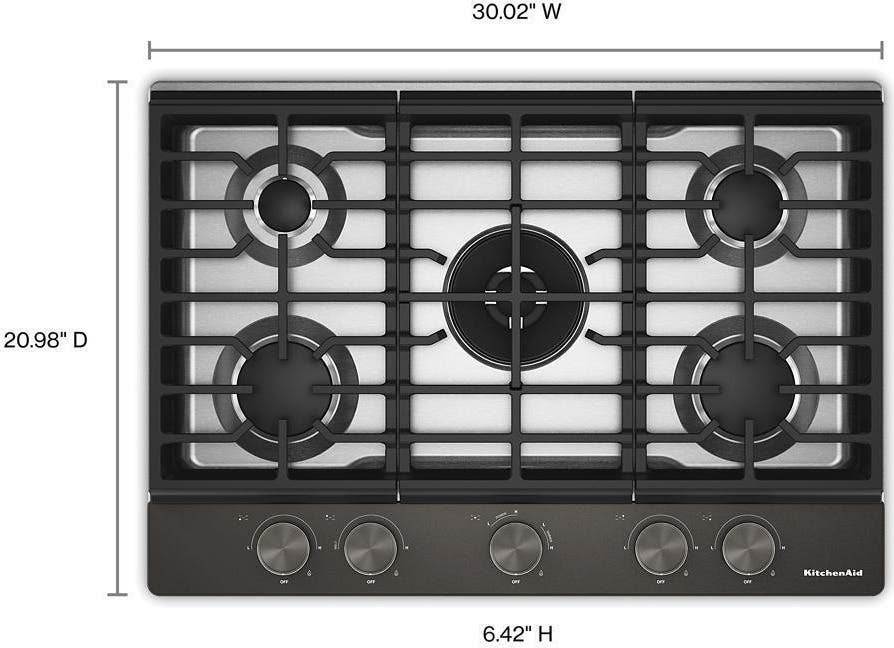 KitchenAid KCGK530SBE Black Ore