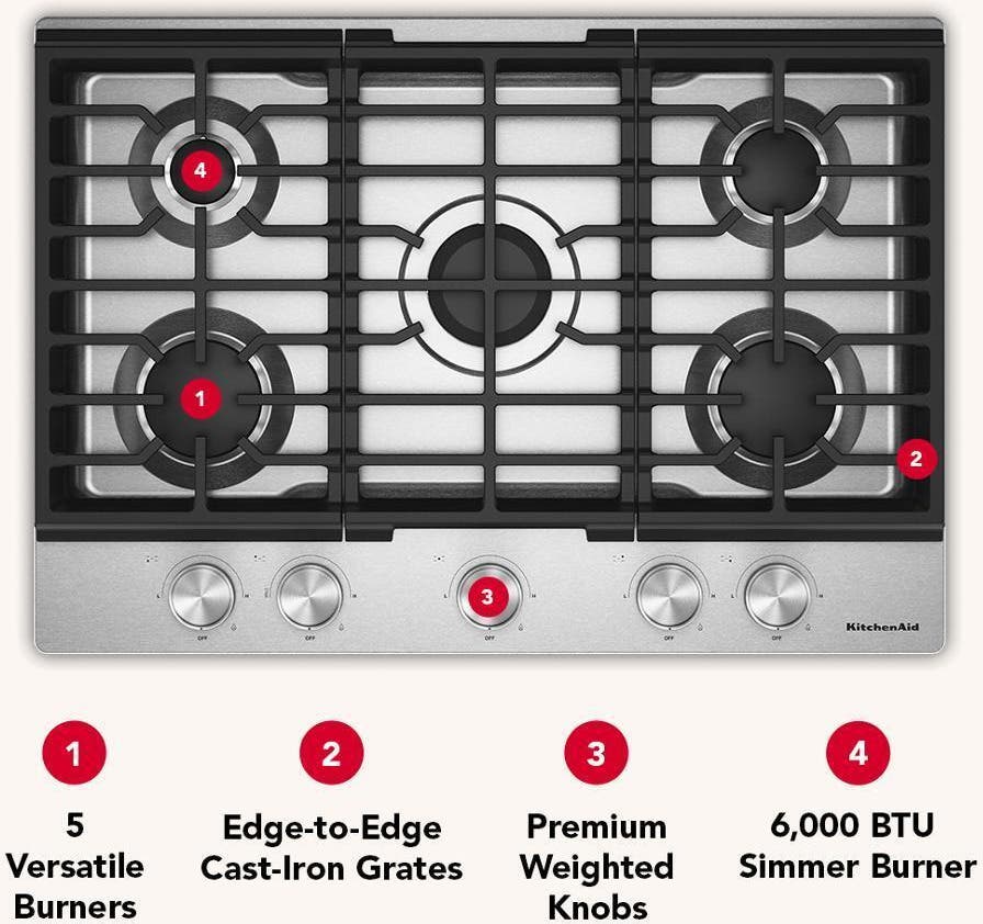 KitchenAid KCGK330SSS Stainless Steel