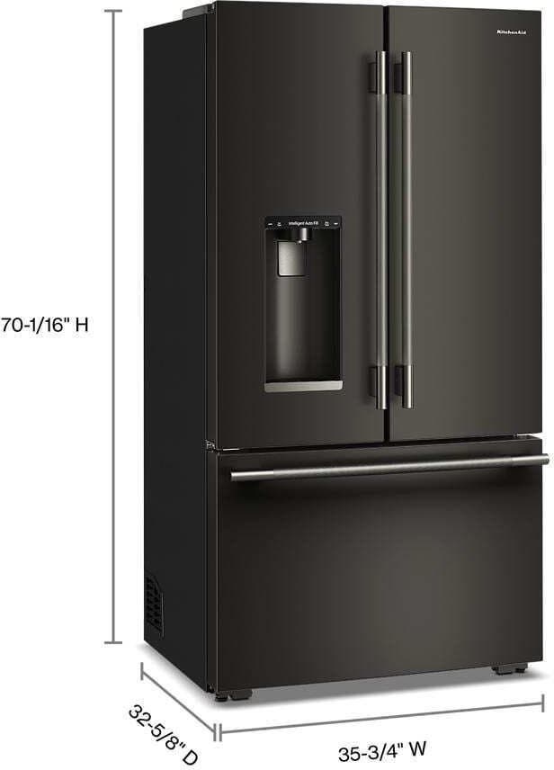 KitchenAid KRFC636SBE Black Ore