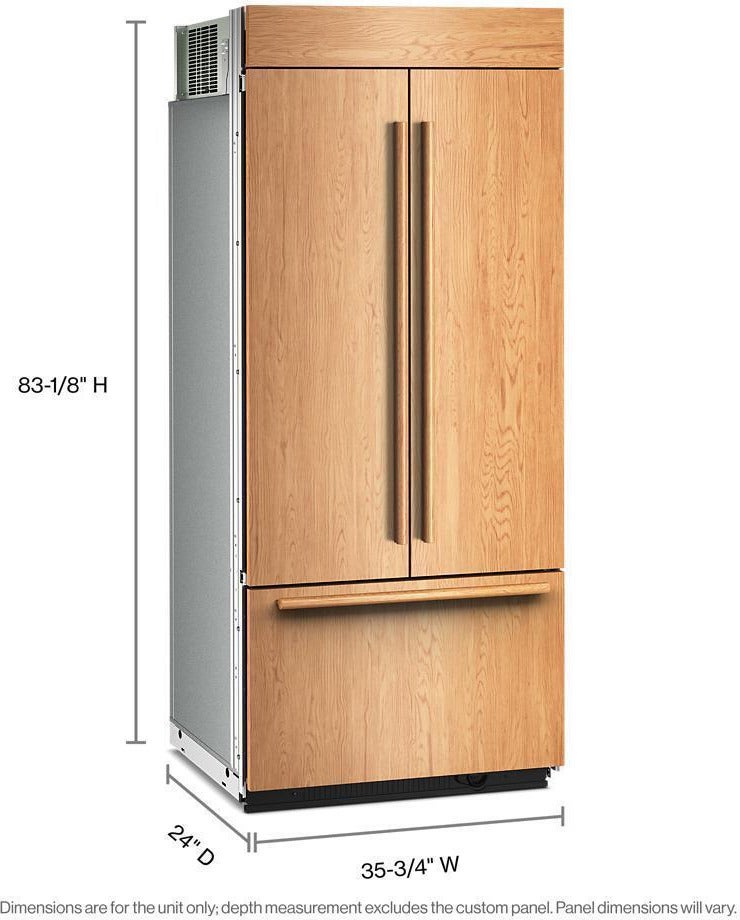 バンバラヤー（キャビネット） KitchenAid KBFN536TPA 20.8 Cu. Ft. 36 Inch Built-In Panel-Ready