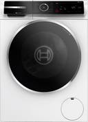 24 Inch Front Load Washer with 2.4 cu ft Capacity, 14 Programs, 10 Options, Home Connect, AquaStop, 4D Wash System, Interior Light, Internal Water Heater, and Energy Star Certified