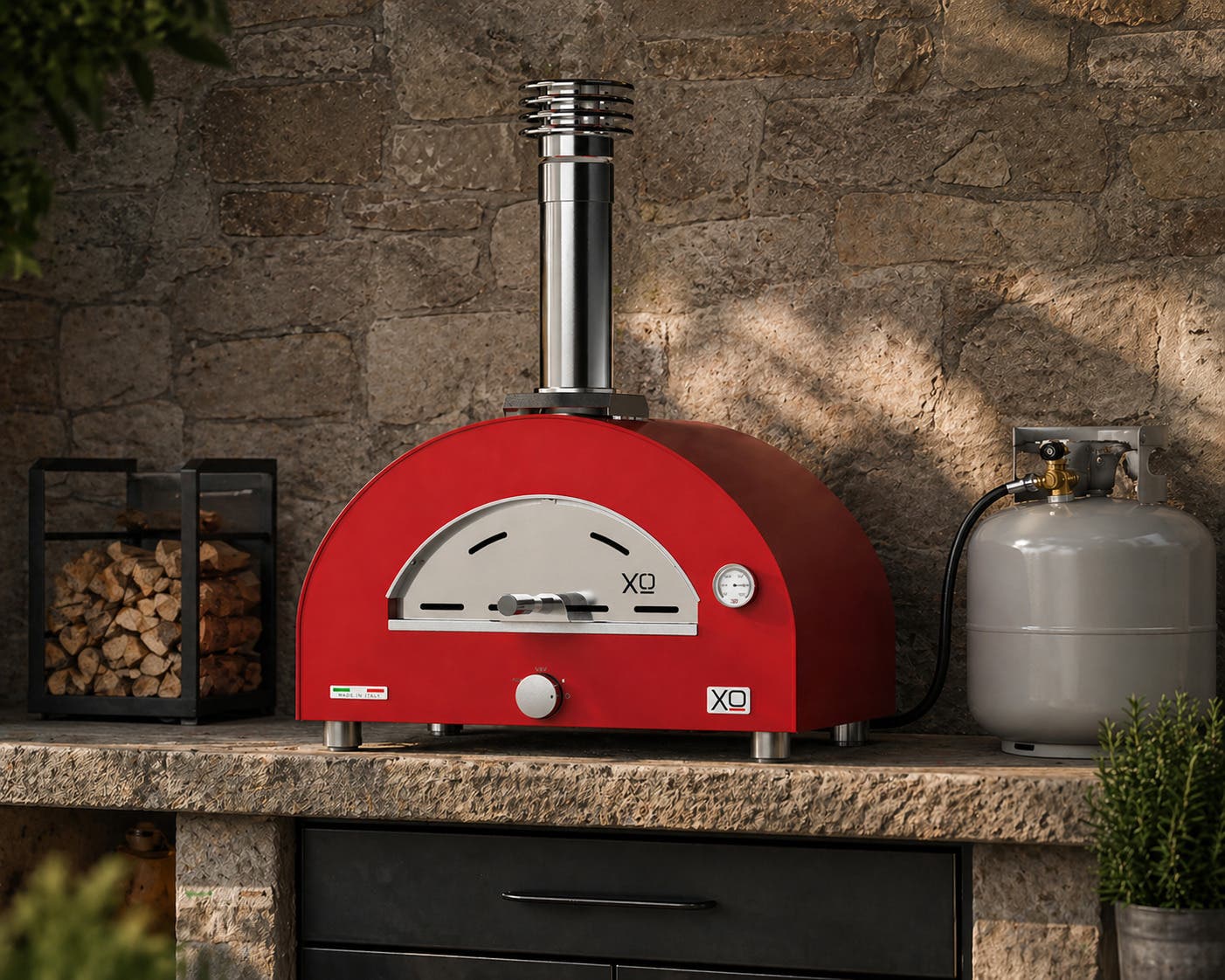 XO XOPIZZA1HRON Rosso, Natural Gas