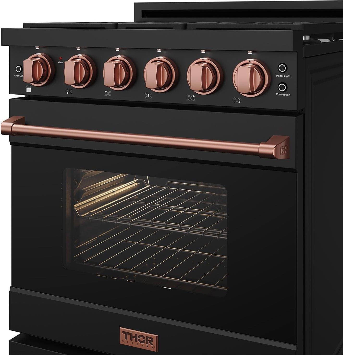 Thor RSG30PBLPRSG Black With Rose Gold With Color Kit, Lp Coverted