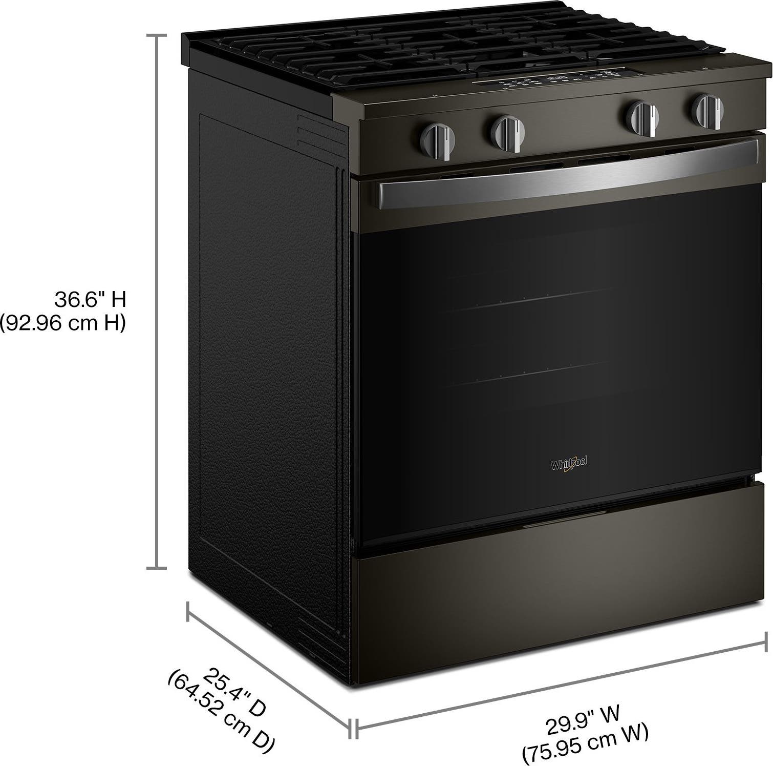 Whirlpool WSGS4530TV Black Stainless Steel