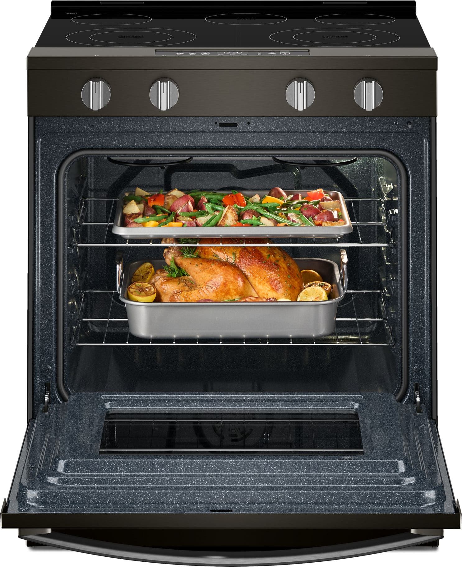 Whirlpool WSES4530TV Fingerprint Resistant Stainless Steel