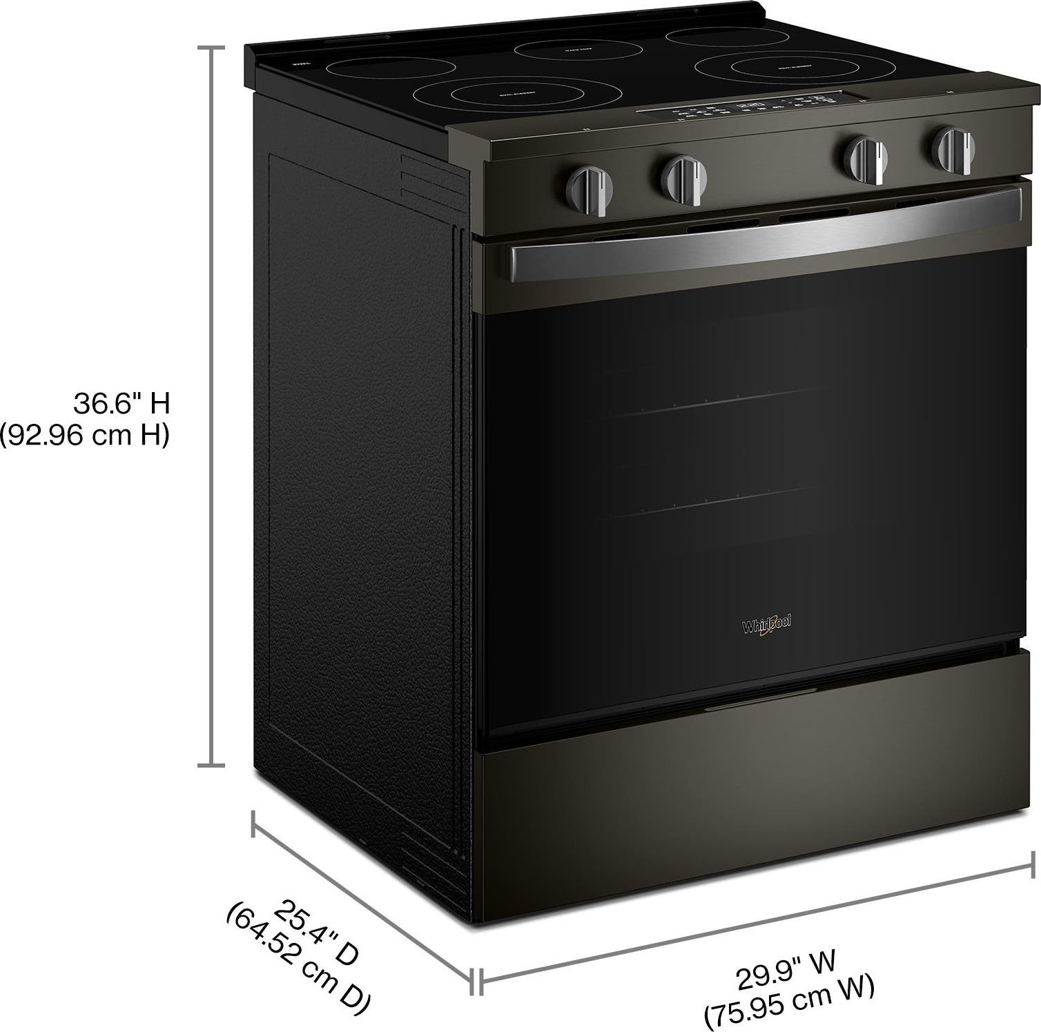Whirlpool WSES4530TV Fingerprint Resistant Stainless Steel