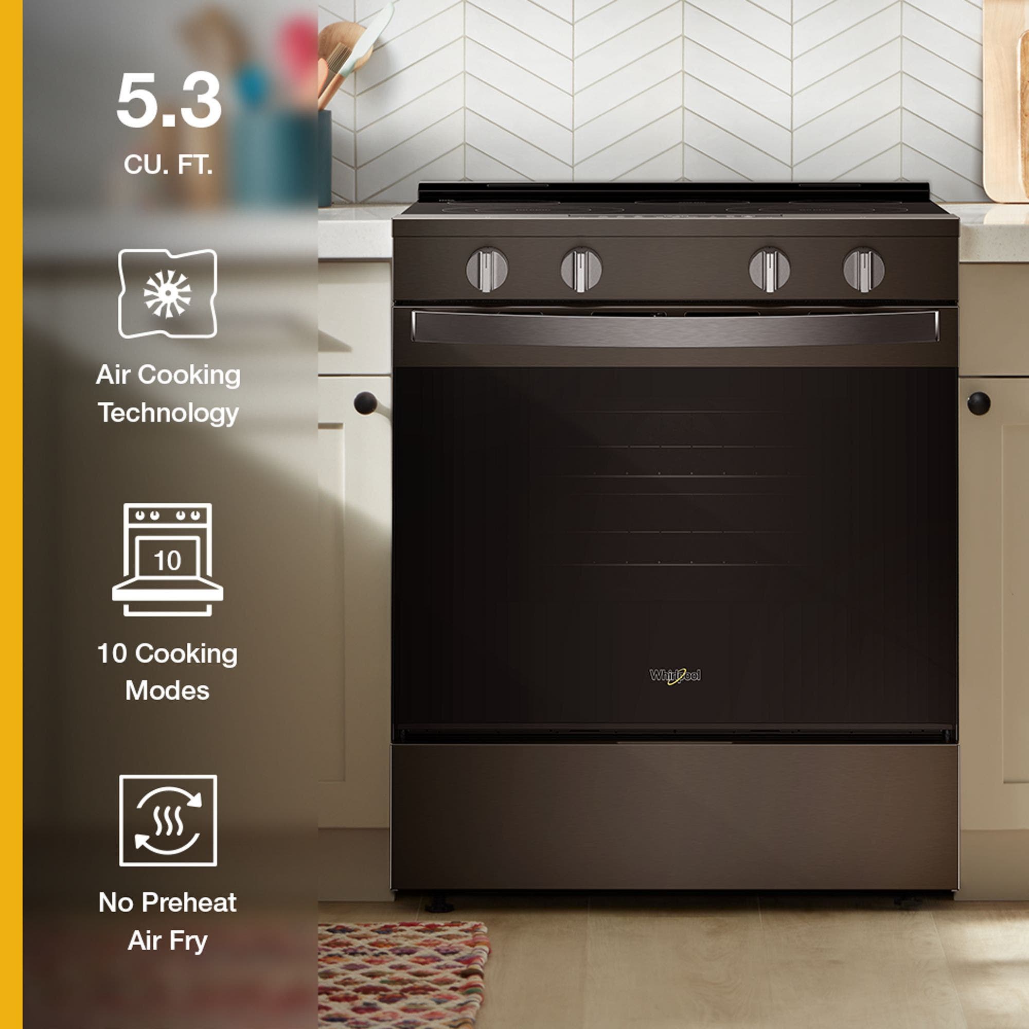 Whirlpool WSES4530TV Fingerprint Resistant Stainless Steel