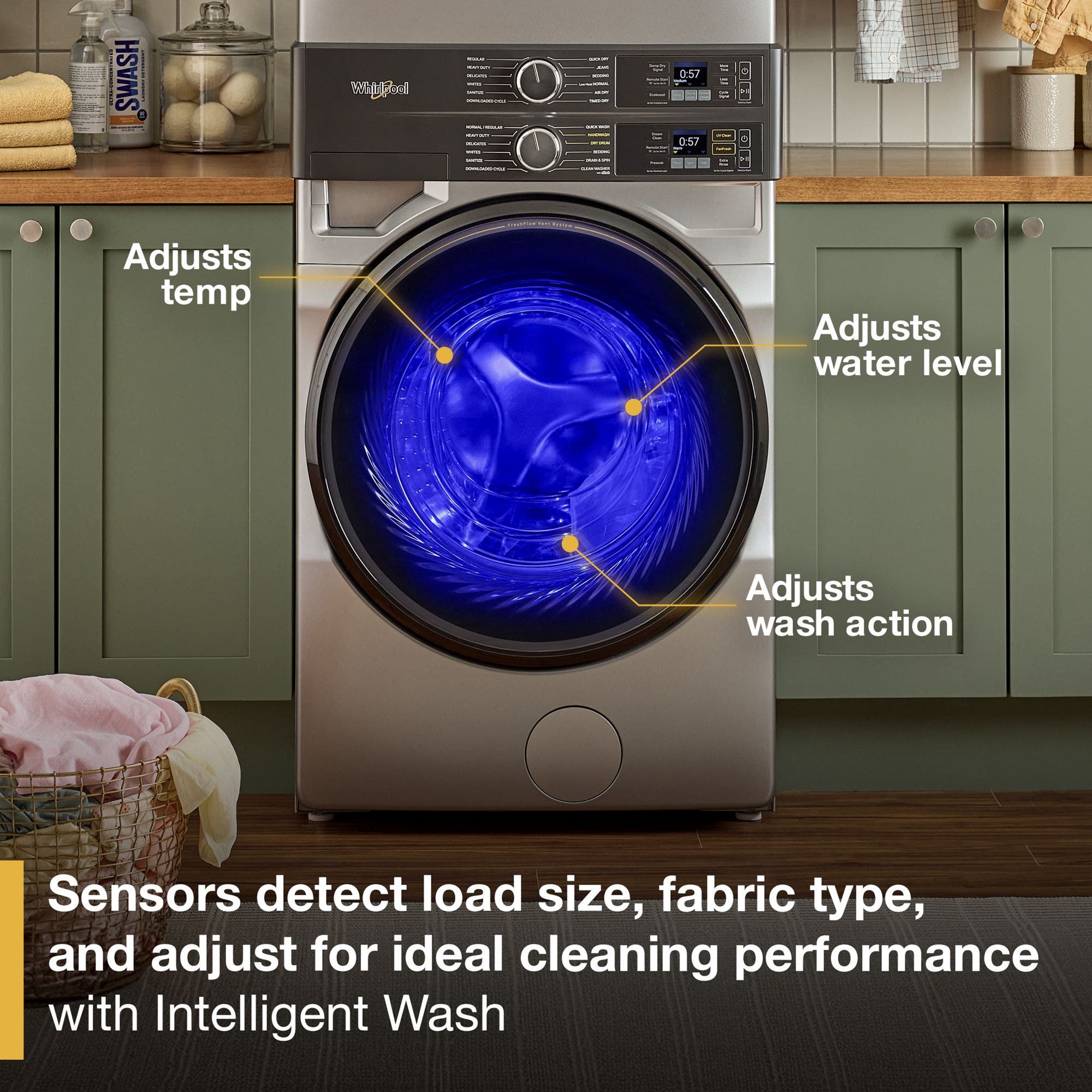 Whirlpool WGF5727TR Gas, Radiant Silver