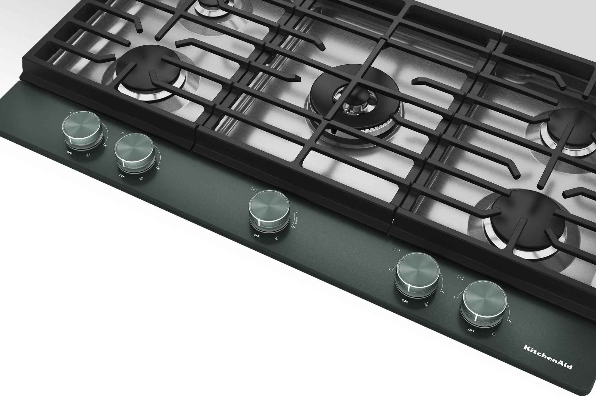 KitchenAid KCGK736SJP 36 in. Gas Cooktop | Plesser's Appliances