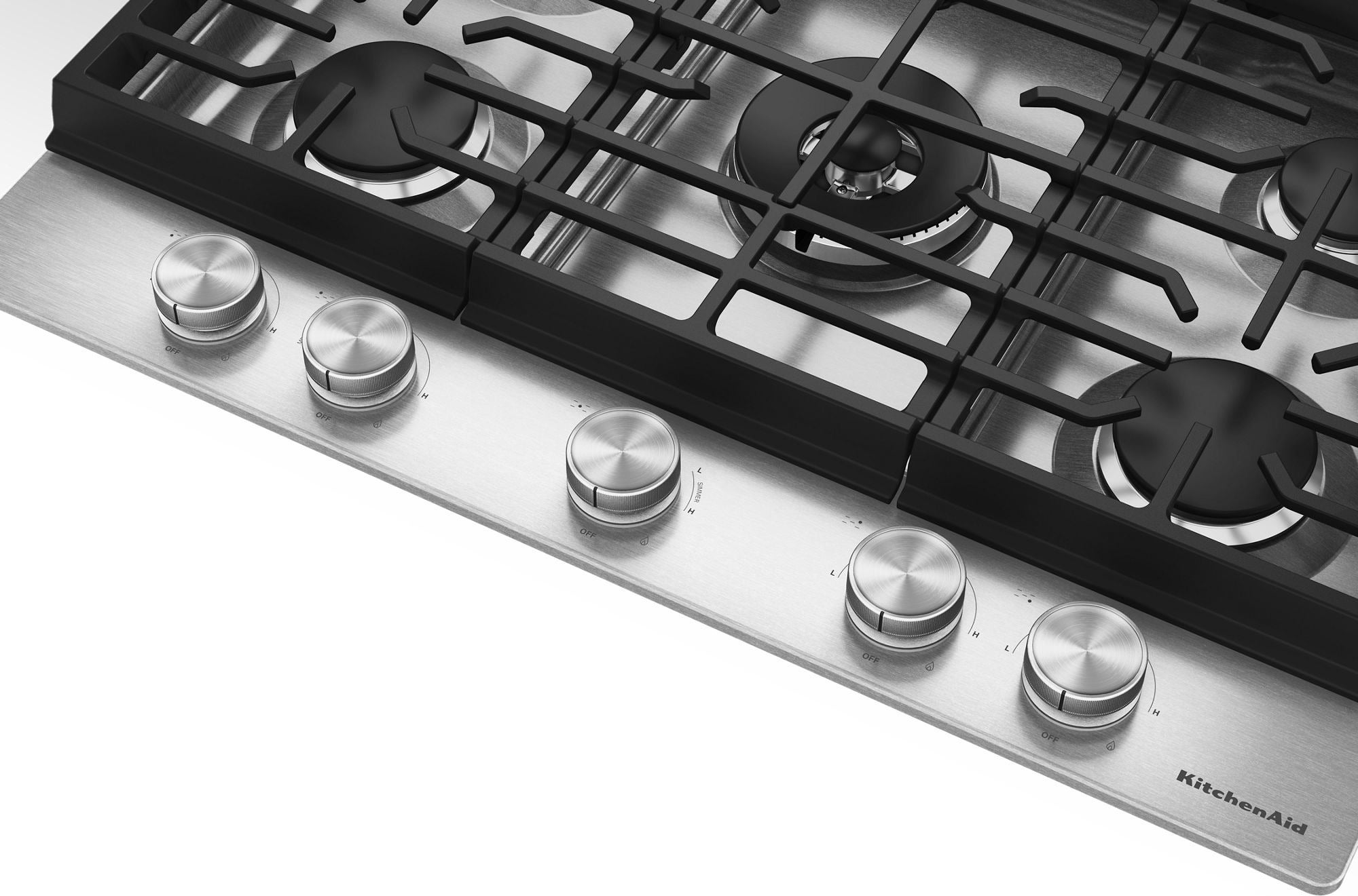 KitchenAid KCGK730SSS 30 in. Gas Cooktop Stainless Steel