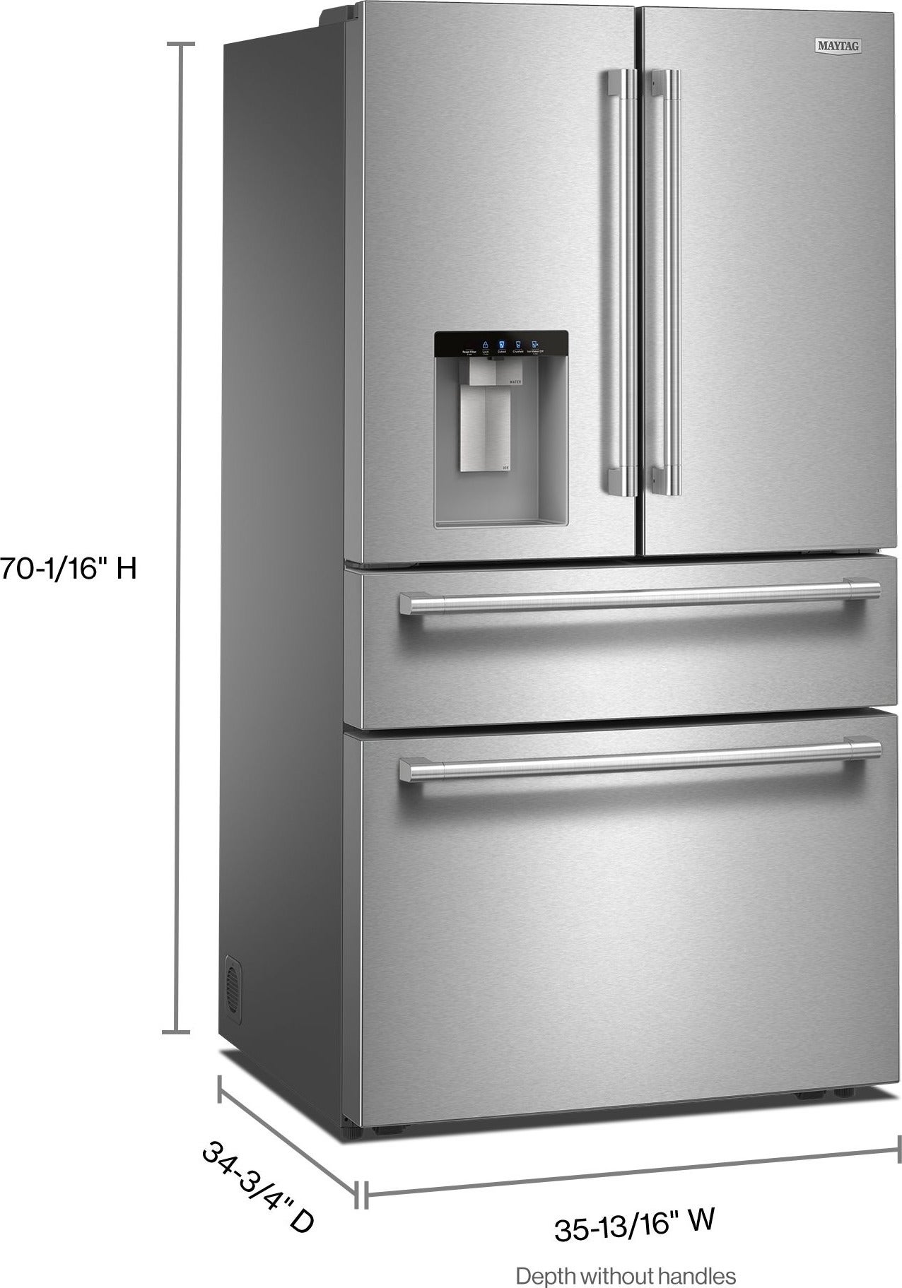 Maytag MRMF5436TZ 36 Inch 29 Cu. Ft. XL Capacity 4 Door French