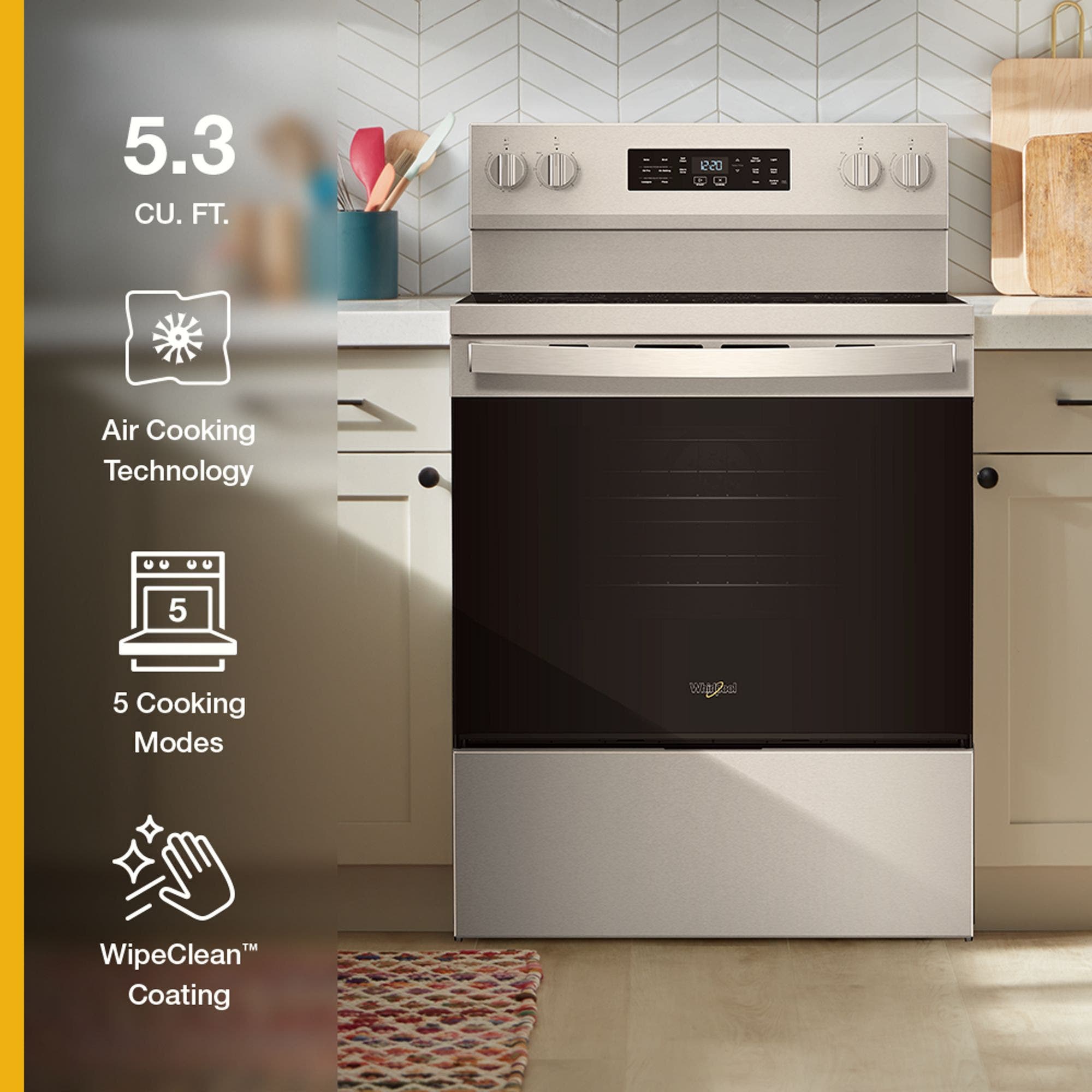 Whirlpool WFES5730SZ Fingerprint Resistant Stainless Steel