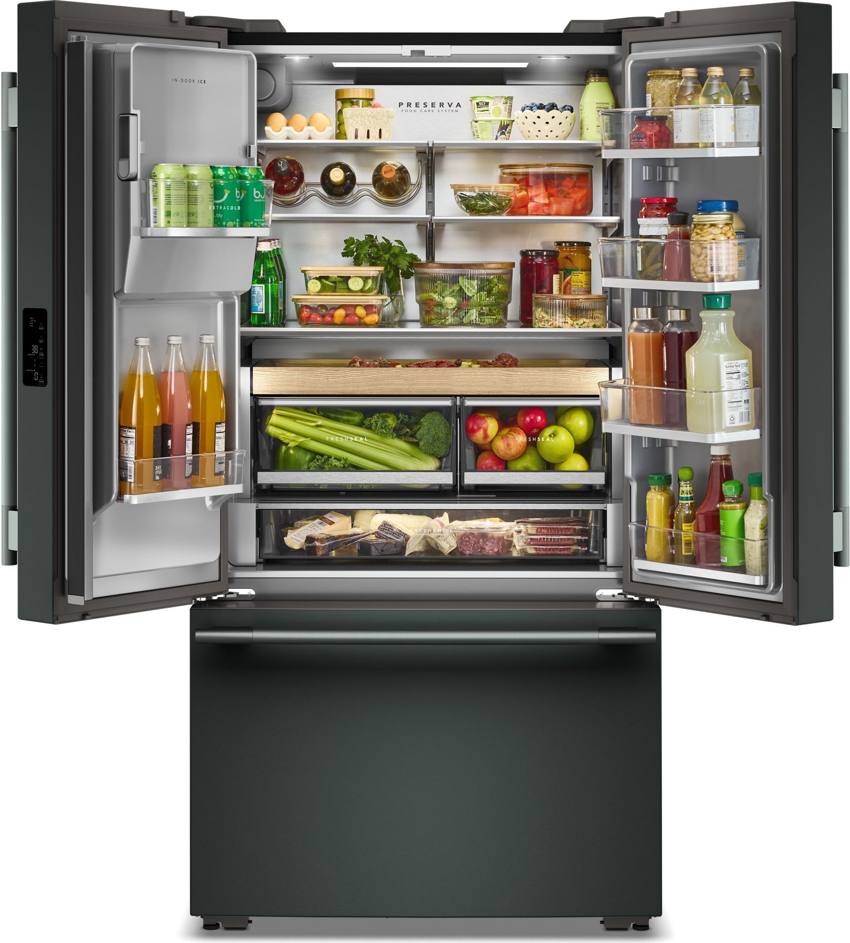 ヒーロンコンプリート KitchenAid KRFC636SJP 36 Inch Counter-Depth French Door