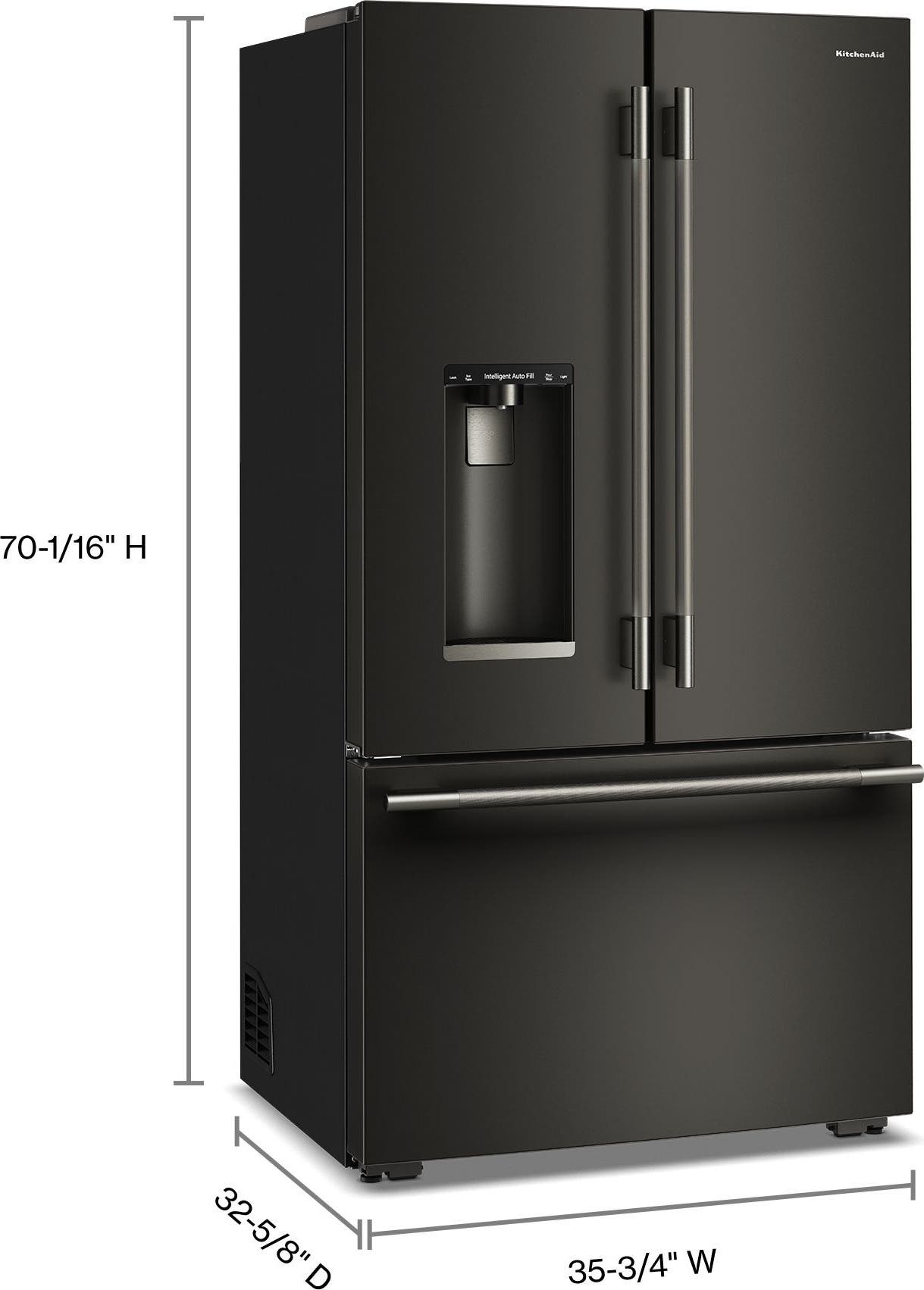 KitchenAid KRFC636SBE Black Ore