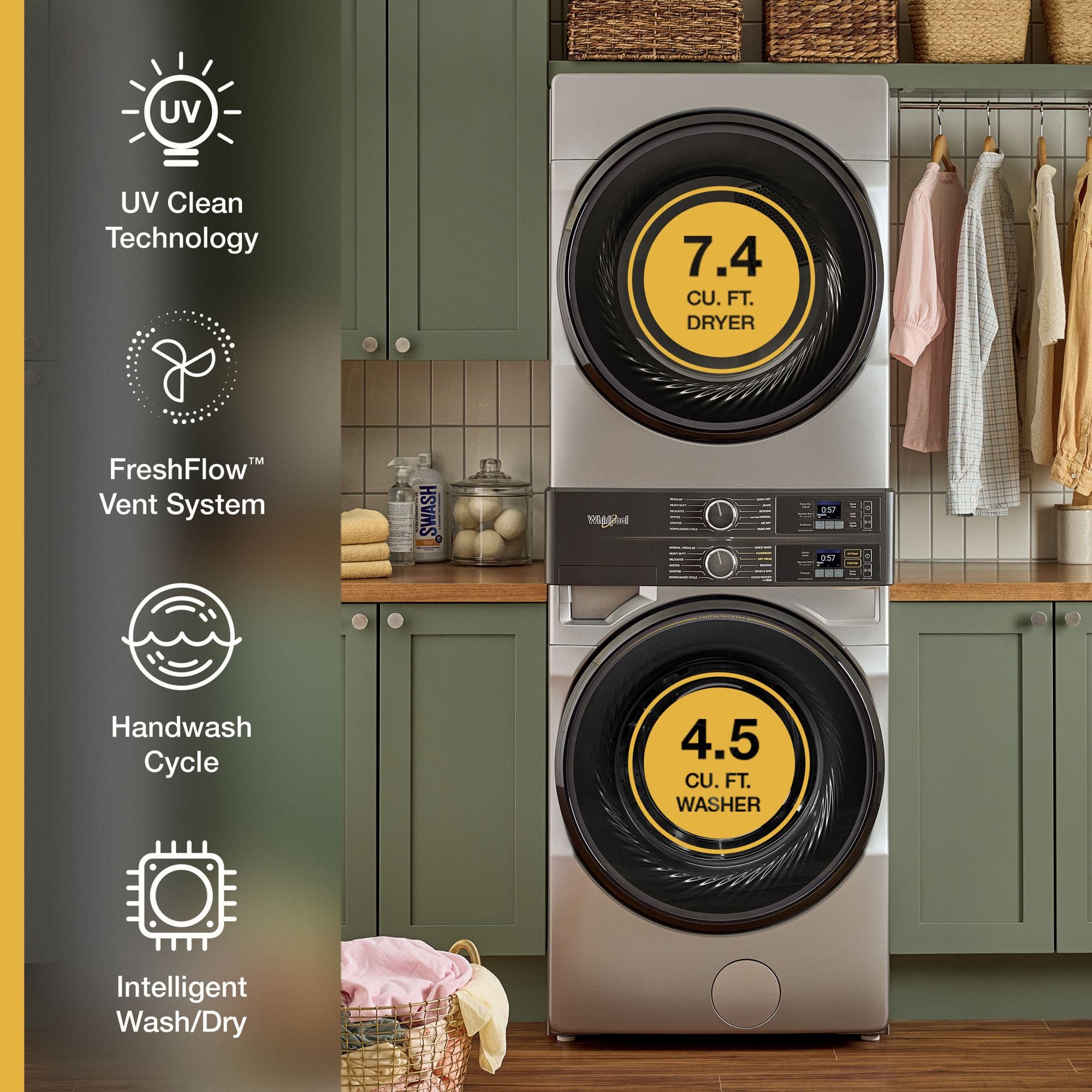 Whirlpool WEF5727TR Electric, Radiant Silver