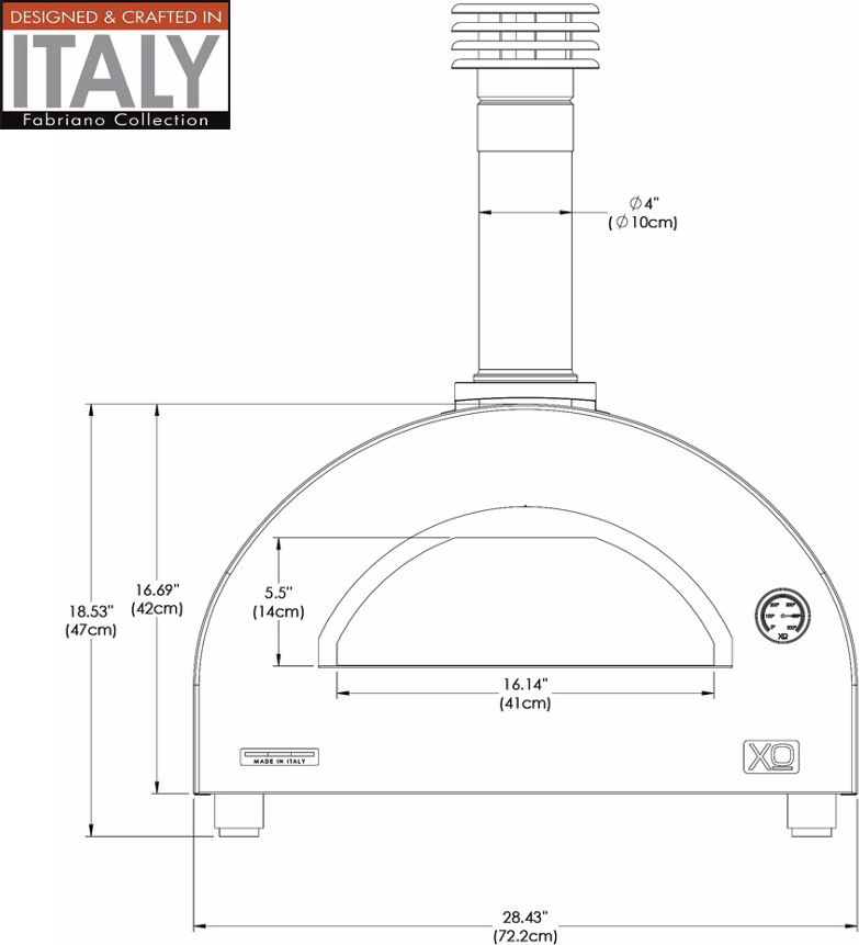 XO XOPIZZA1WRO Rosso