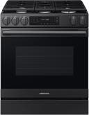 30 Inch Slide-In Gas Smart Range with 5 Sealed Burners, 6.0 cu. ft. True Convection Oven, 18K BTU Dual Ring Burner, Griddle, Storage Drawer, No-Preheat Air Fry Max, Self Clean, and ADA Compliant