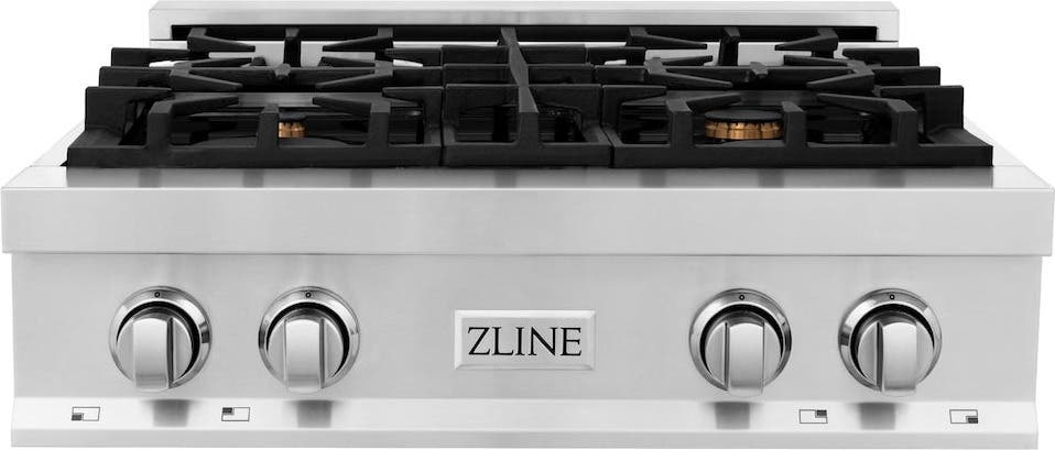 Zline RTBRGR30 Stainless Steel, Brass Burners
