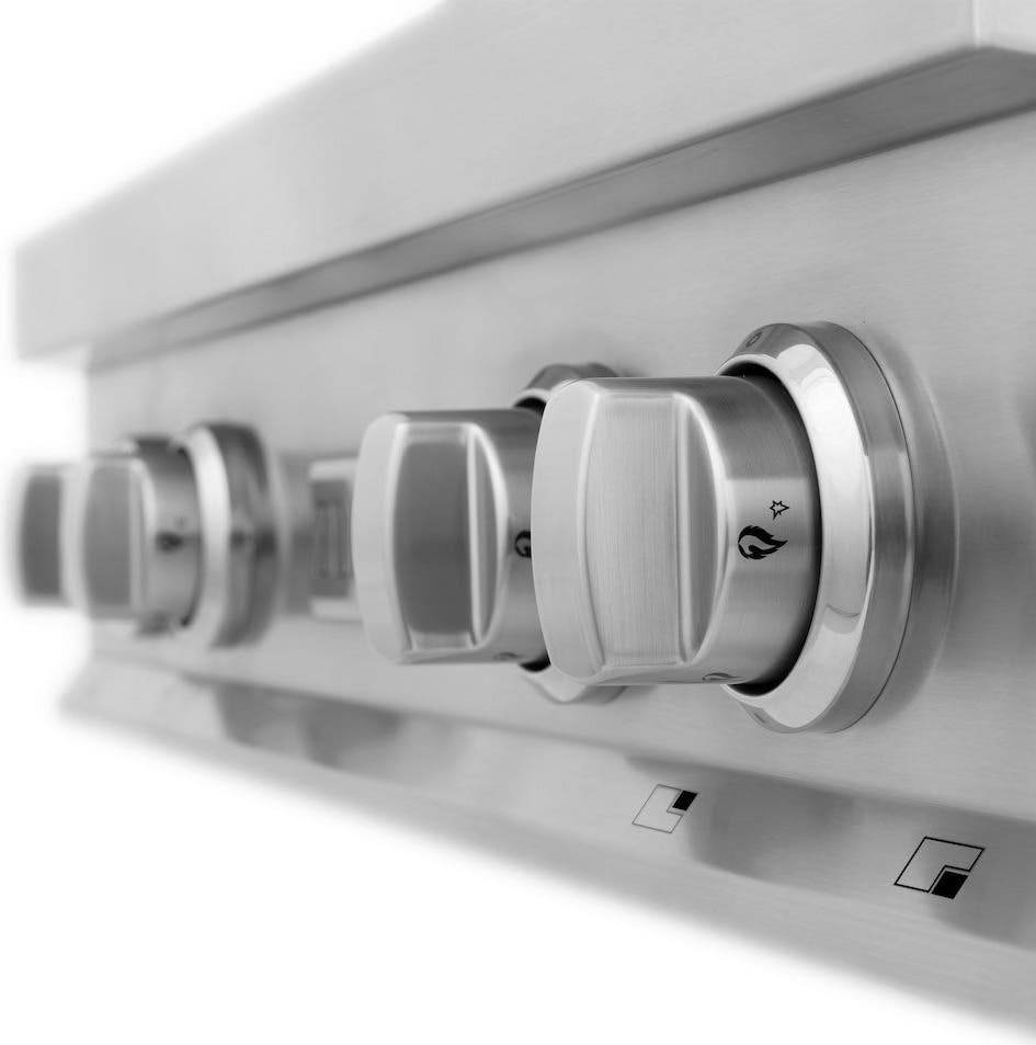 Zline RTBRGR30 Stainless Steel, Brass Burners