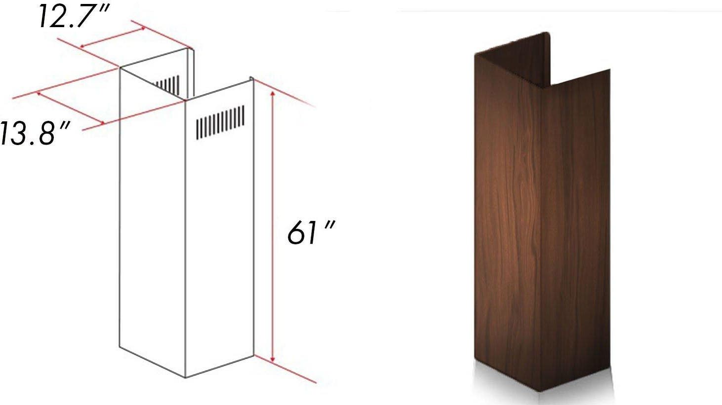 Zline 393AHE Solid Birch Wood With Distressed Finish: Antigua C...