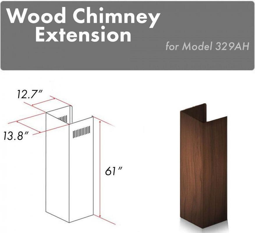 Zline 329AHE Solid Birch Wood With Distressed Finish: Antigua C...